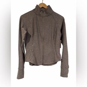 Danskin iron Heathered Active Zip Jacket